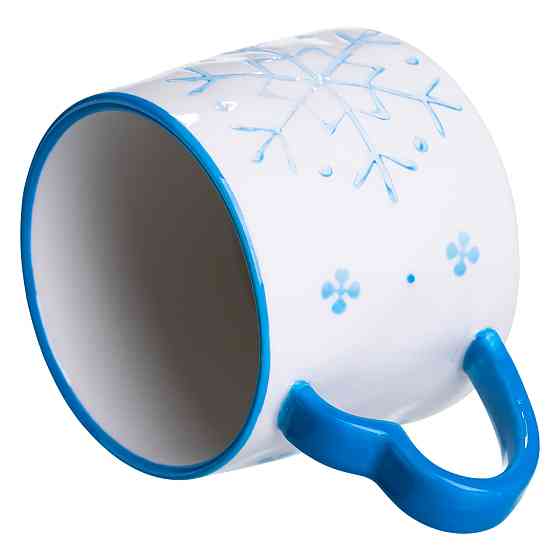 Новорічна порцелянова чашка Сніжинка 350 (мл) Yiwu FM-CS-55D Коломия