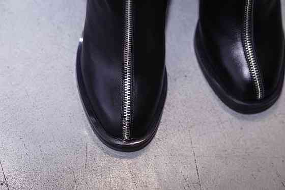 Черевики жіночі осінні на підборах, з натуральної шкіри демісезонні чорні класичні р. 36-38 303 Коломия