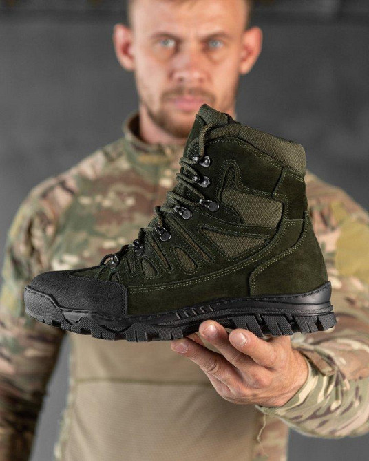 Тактичні черевики weightlessess на флісі Olive ВТ0459 Одеса - фото 6