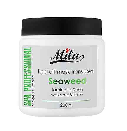 Альгинатная маска Водорослевый комплекс Mask peel-off translucent seaweed Mila Perfect 200 г Винница
