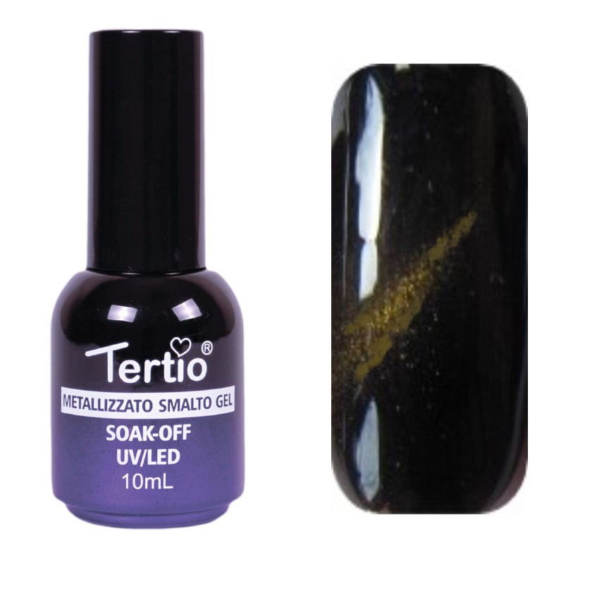 ГЕЛЬ-ЛАК No019 (СІРО-ЗЕЛЕНИЙ МАГНІТНИЙ) КОТІЙ ОЧІ 10 МЛ TERTIO Київ - фото 1