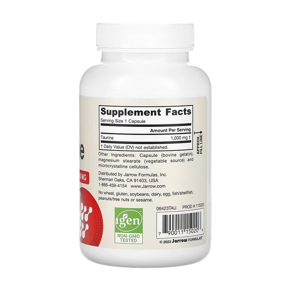 Таурин Jarrow Formulas Taurine 1000 - 100 капс Київ - фото 2