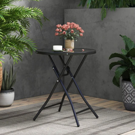 Стіл садовий Costway Mix складаний круглий Киев