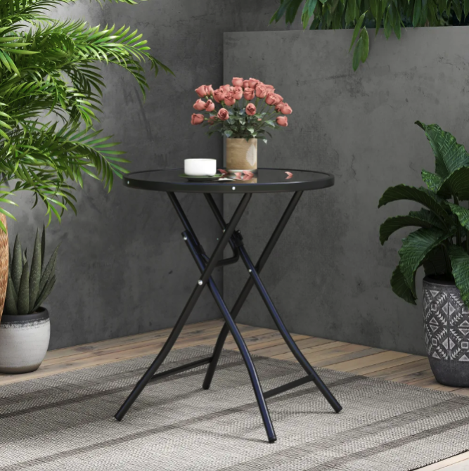 Стіл садовий Costway Mix складаний круглий Киев - изображение 2