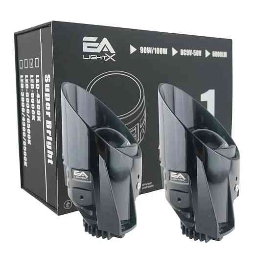 Лінзовані LED протитуманні фари Passat B6 3C / 3C2 / 3C5 біле світло 90W 12–48V Харків