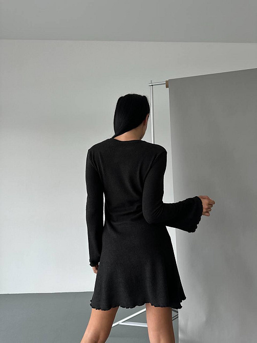 Женское базовое платье качественное и плотное рубчик-анкора Турция (не просвечивает) Одесса - изображение 6