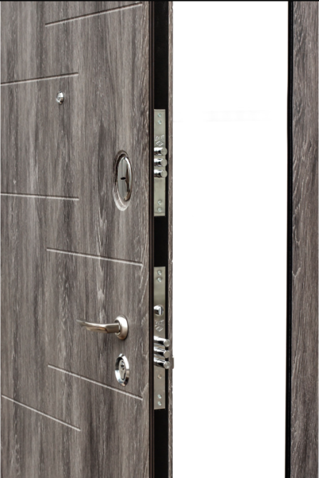 Двері вхідні Наші ДверіРУБІЖ Ескада 26 Дуб шато 860х2040 мм Київ - фото 4