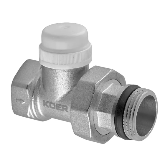Кран термостатичний "антипротікання" прямий Koer KR.923-Gi - 1" (KR5638) Київ