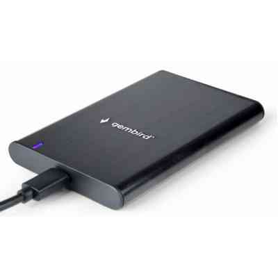 Карман внешний Gembird 2.5" USB3.1 alum black (EE2-U3S-6) Винница