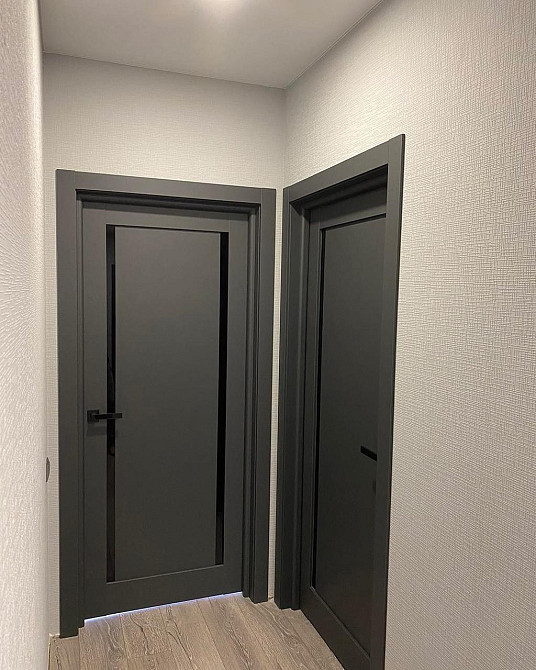 Двері екокошпон, Полотно, серія Millenium (ML-62) Темно сірий Київ - фото 9