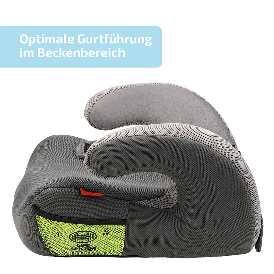 Автокрісло бустер "SafeUp AERO L", Heyner, 15-36kg, 4-12років, сірий, 793200 Київ - фото 2