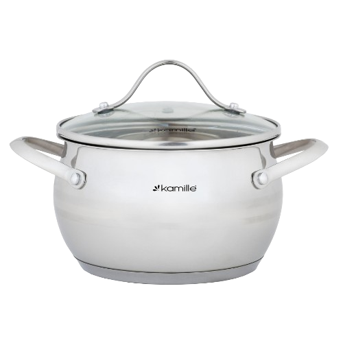 Набір каструль 6 предметів (каструлі 2,1/3,7/6,1л) нержавіюча сталь 5911 KAMILLE Житомир - изображение 10