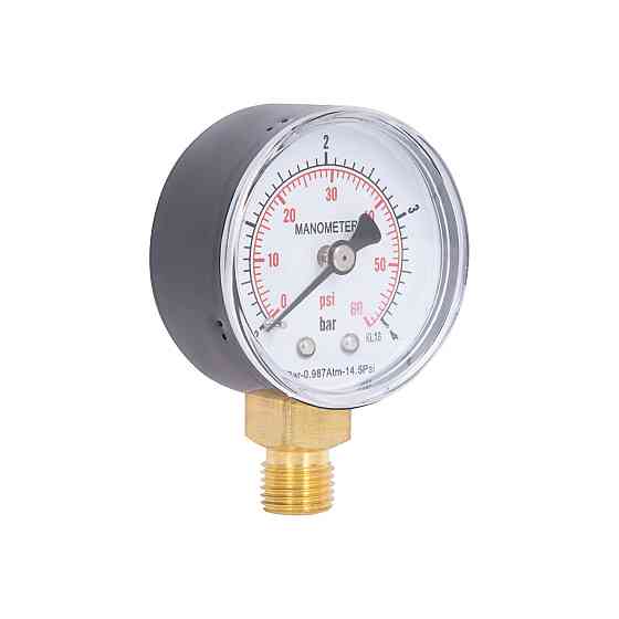 Манометр Thermo Alliance Standart 50 мм 1/4", нижнє під'єднання SD1704B Київ