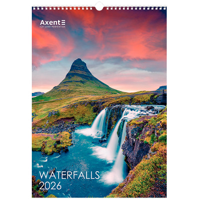 Календарь Axent настенный А3 2026 г.Waterfalls (8804-26-2-A) Винница - изображение 1