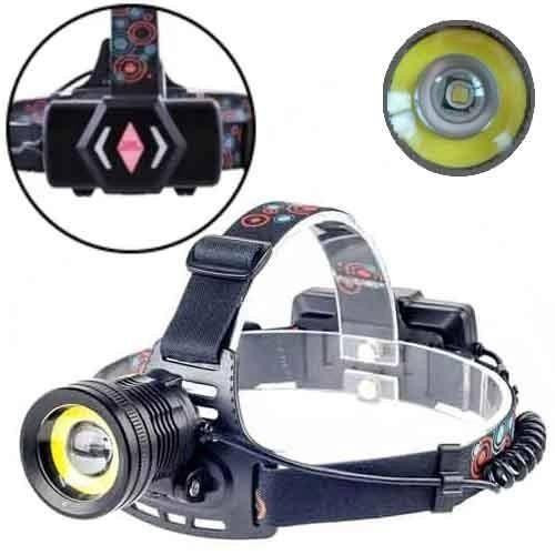 Потужний налобний фоанр XQ-172-T6+COB, 2x18650, zoom, ЗП microUSB, Box Бровари - фото 1