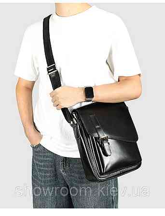 Чоловіча сумка із якісної натуральної шкіри Leahter Collection (6228) Київ
