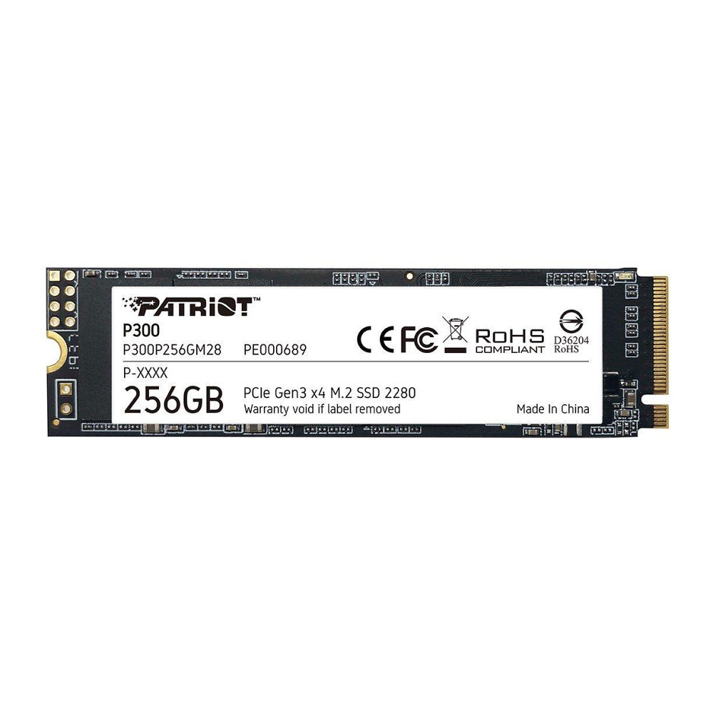 Накопитель SSD M.2 Patriot P300 256GB NVMe 2280 PCIe 3.0 3D TLC Киев - изображение 1