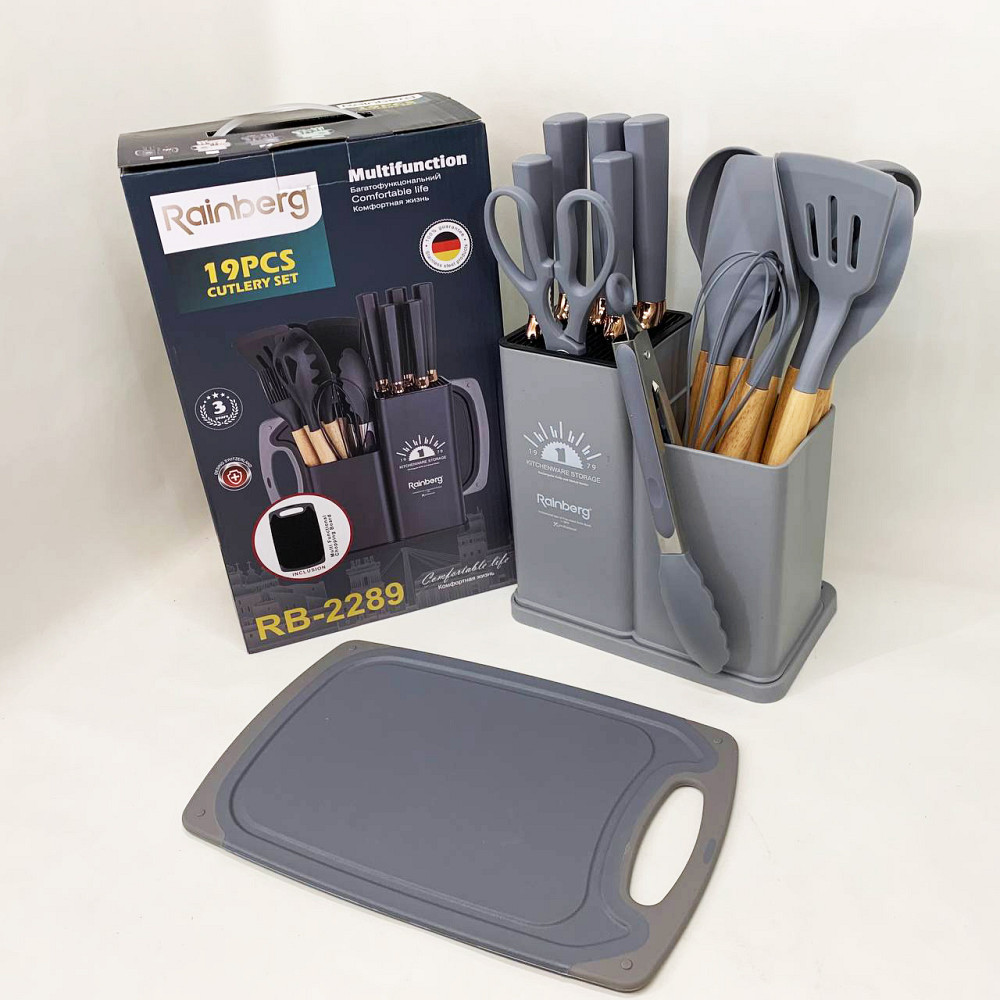 Набор для универсального использования на кухне, Kitchen set силиконовый, Набор нейлоновых поварешек OZ-48 Львов - изображение 3