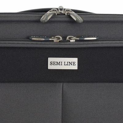 Чемодан Semi Line 24" M T5754-2 Grey/Orange Lines (DAS303343) Винница - изображение 8
