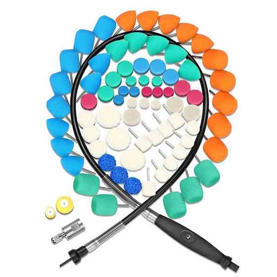 Гибкий вал с 73 насадками для полировки труднодоступных мест Киев