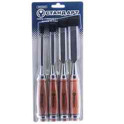 Набір стамесок (6-24 мм) 4 од. СТАНДАРТ SWC0101 Одеса