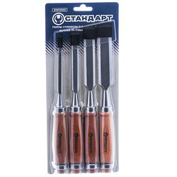 Набір стамесок (6-24 мм) 4 од. СТАНДАРТ SWC0101 Одеса - фото 1