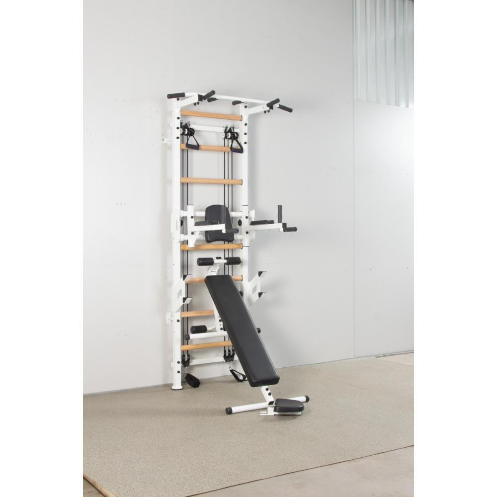 Шведская стенка с эспандерами спортивная для детей и взрослых усиленная металлическая для семьи в дом Кам'янське - фото 2