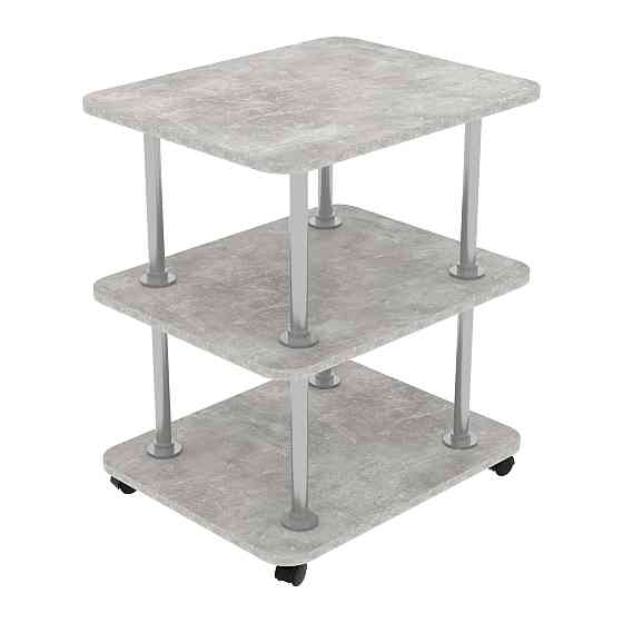 Тумба мобильная ТМ-4, Бетон, 550/450/700 Львов