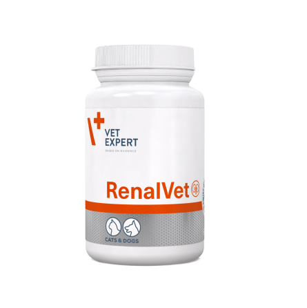 Кормовая добавка VetExpert RenalVet (РеналВет) при заболеваниях почек для собак и кошек 60 капсул (до 03.2028 р) Винница