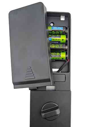 Електронний готельний замок PES Hotel, правосторонній, чорний Київ