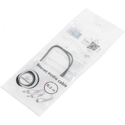Кабель мультимедийный Jack 3.5mm female 4-pin to 2x Jack 3.5mm male 0.2m Cablexpert (CCA-418) Винница - изображение 4