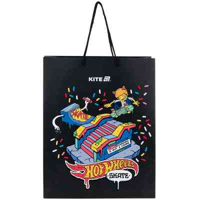 Подарочный пакет Kite Hot Wheels, 26х32 см (HW25-266) Винница