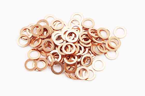 Шайба мідна 6x10x1мм DIN7603A, к-кт 100шт Київ