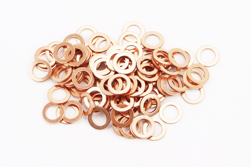 Шайба мідна 6x10x1мм DIN7603A, к-кт 100шт Київ - фото 1