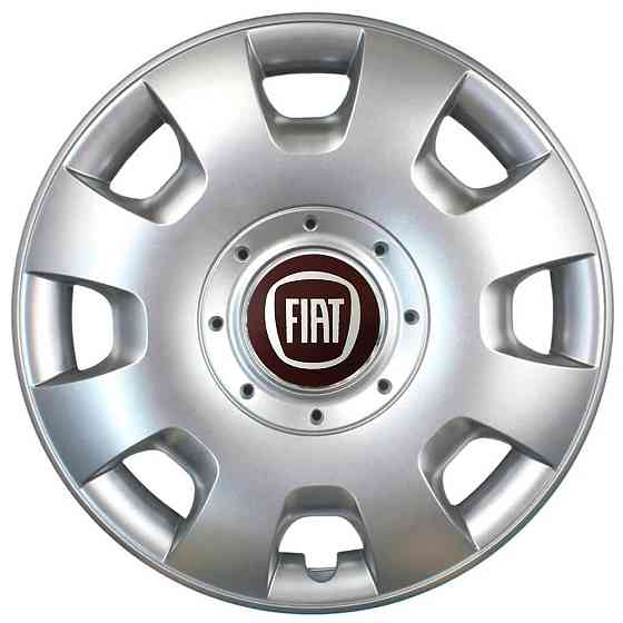 Автомобильные модельные колпаки R13 Fiat 107 4шт, SJS, серебристые Киев