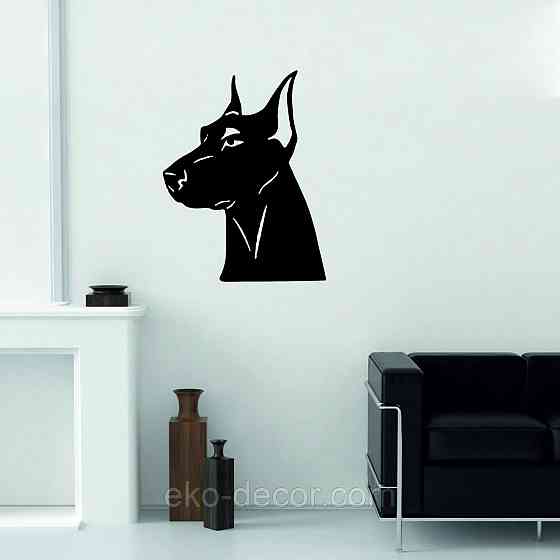 Декоративне настінне Панно «Доберман», Декор на стіну Київ