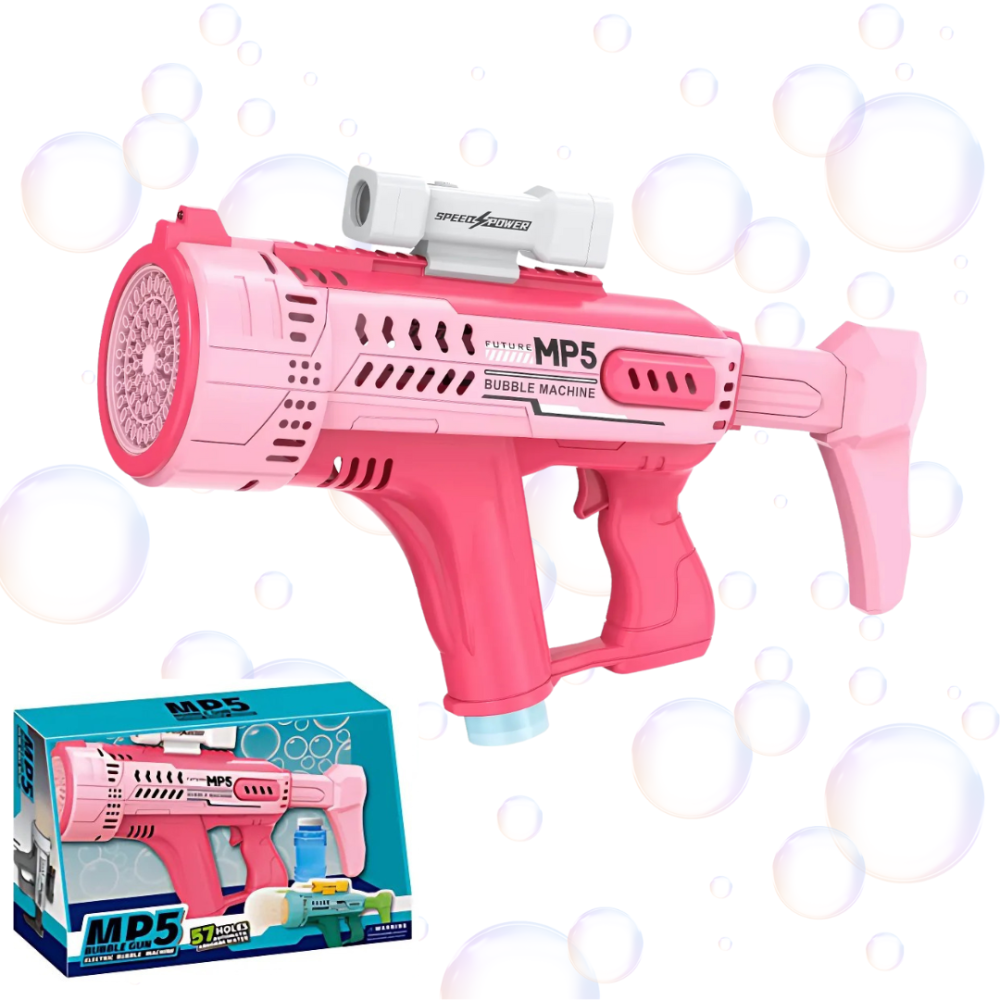 Мыльные пузыри для детей, генератор мыльных пузырей, пистолет для мыльных пузырей на аккумуляторе, розовый Каменец-Подольский - изображение 4
