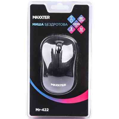 Мишка Maxxter Mr-422 Wireless Black (Mr-422) Вінниця
