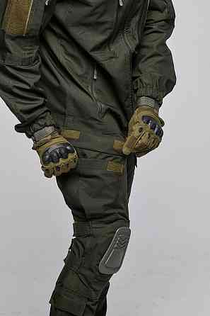 Армейские хаки мужские летние брюки ,военные брюки рип стоп с наколенниками и липучками под колено Львов