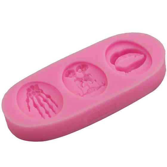 Молд силиконовый Хэллоуин 105 на 48 мм розовый Киев