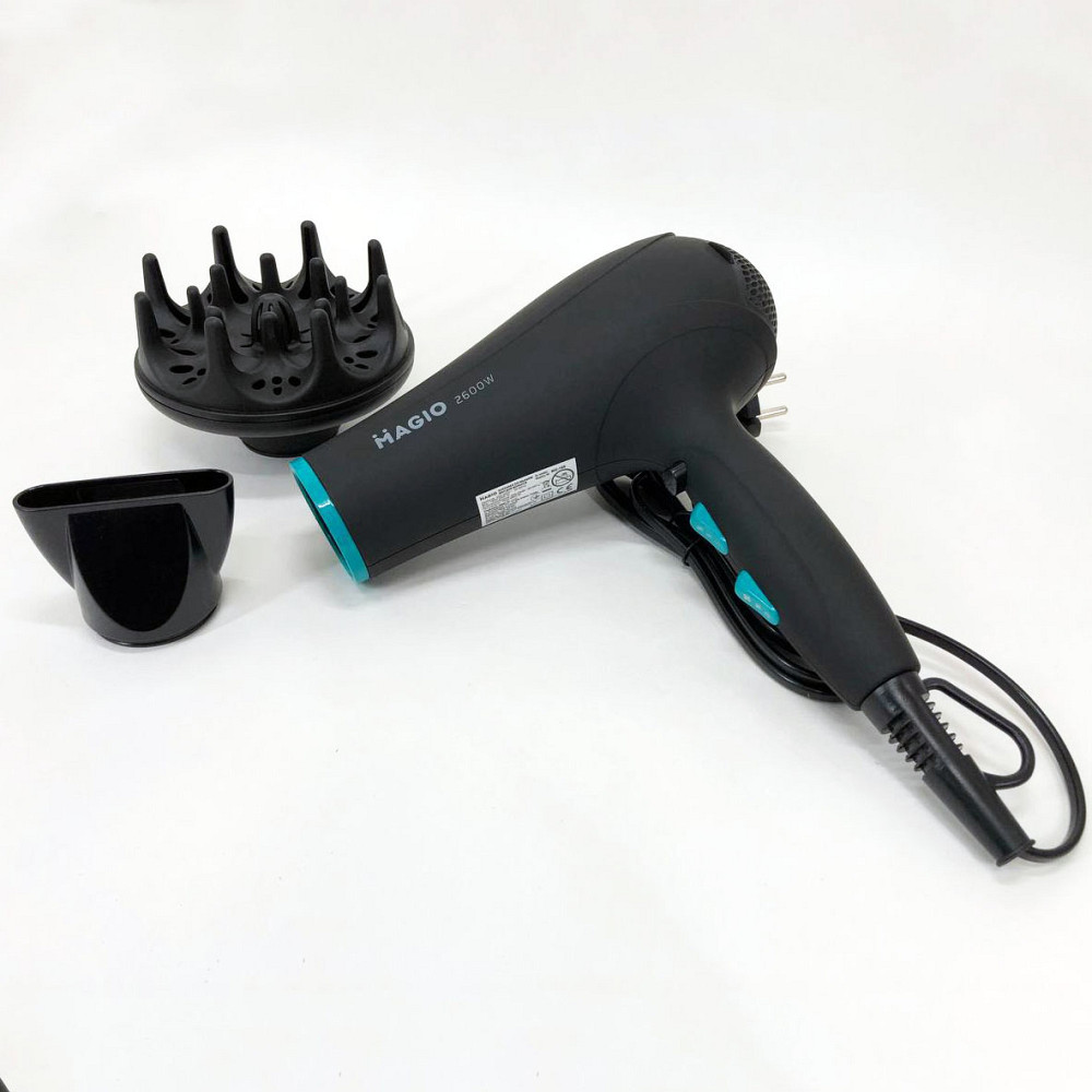 Професійний фен для укладання волосся з насадкою Magio MG-169, Класичний фен для волосся AB-23 Львів - фото 5