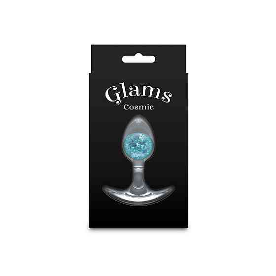 Анальна пробка NS Novelties Cosmic Glams — Small — Blue Sex Aura Київ