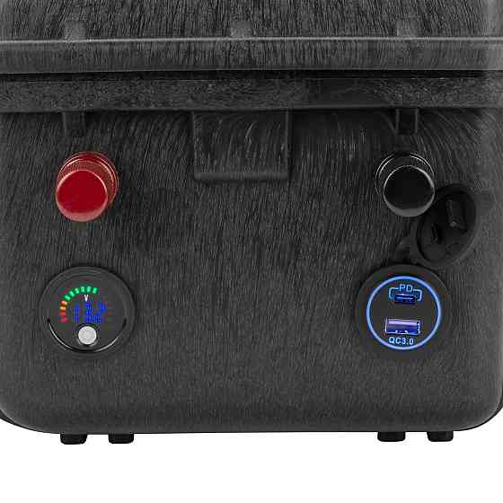 Аккумулятор LiFePO4 BLACKOUT 12.8V 100Ah (1280Wh) герметичный IP67 ударостойкий в защитном кейсе-сейфе Киев