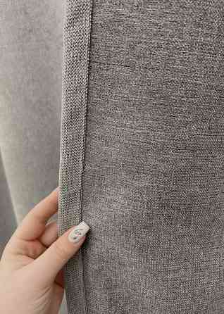 Комплект готових штор VR-Textil Шеніл преміум VELMIRA Rich № 1927ш Попелястий 200х290 см 2 шт (32-349) Київ