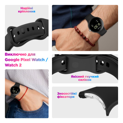 Ремешок для смарт-часов Armorstandart Google Pixel Watch / Watch 2 / Watch 3 41 mm Field Green (ARM75414) Винница - изображение 4
