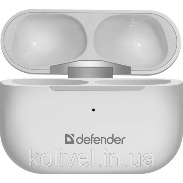 Навушники з мікрофоном Defender Twins 636 Pro TWS, Bluetooth, білі (63636) Киев - изображение 4