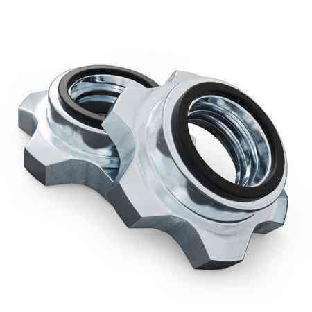 Гриф гантельний хромований K-SPORT 38 см Київ