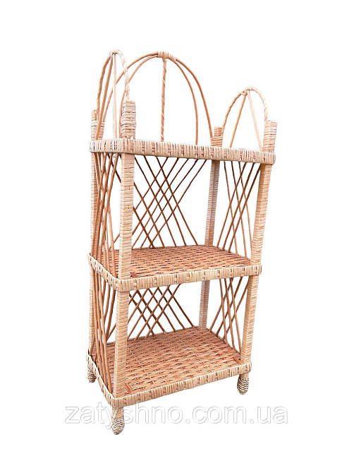 Етажерка плетеная на 3 полки Киев - изображение 4