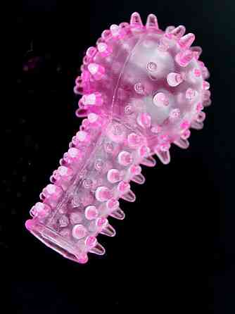 Рельєфна насадка для стимуляції ерогенних зон - 5,5*3,5*2 см - Прозорий Вінниця