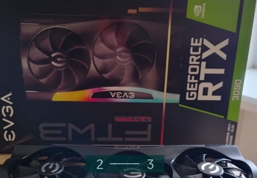 Потужна відеокарта від EVGA — RTX 3090 FTW3 Ultra Gaming, Киев - изображение 2